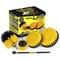 Drill Brush Power Scrubber By Useful Products 5 in W 7 in L Brush, Yellow Y-S-542O-7X-QC-DB - alternate 1